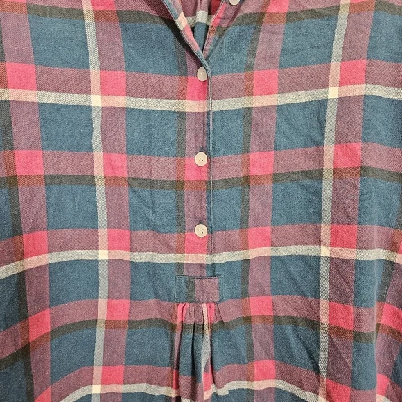 Victoria's Secret Gold Label Womens Flannel PJ Plaid Vintage Size S - Picture 3 of 7